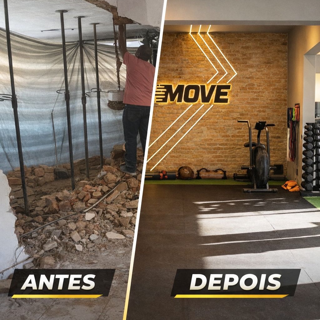 Move — Antes e Depois